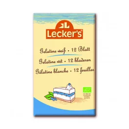 Leckers bio zselatinlap állati eredetű 12 db - bio és új hullámos étkezés
