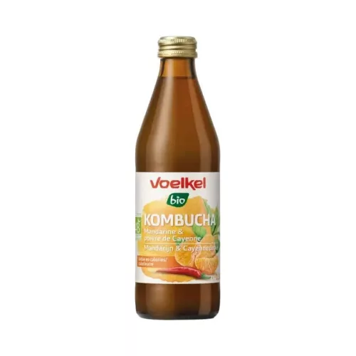 Voelkel bio kombucha mandarin-cayenne 330 ml