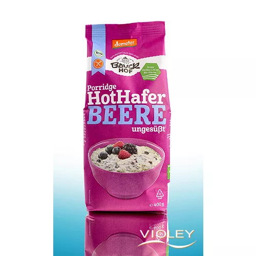 Bauckhof bio meleg zabkása bogyós gyüm. gm-cm 400g - bio és új hullámos étkezés