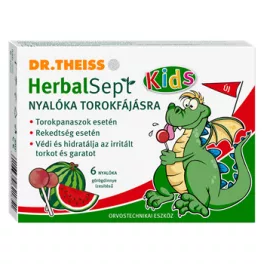   Dr.theiss herbalsept nyalóka torokfájásra görögdinnye ízesítésű 6 db
