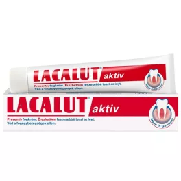 Lacalut aktiv fogkrém 75 ml - bio és natúr kozmetikumok