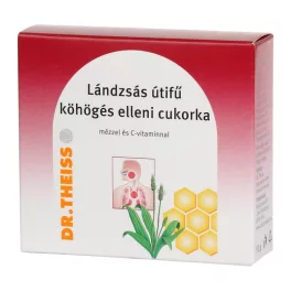 Dr.Theiss lándzsás útifű cukorka méz és C-vitamin 50 g - bio és új hullámos étkezés