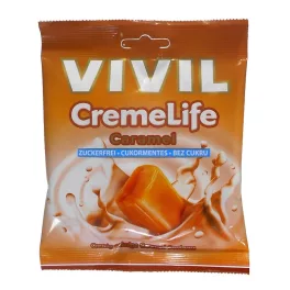 Vivil cukormentes krémes karamellás cukor 60 g - bio és új hullámos étkezés