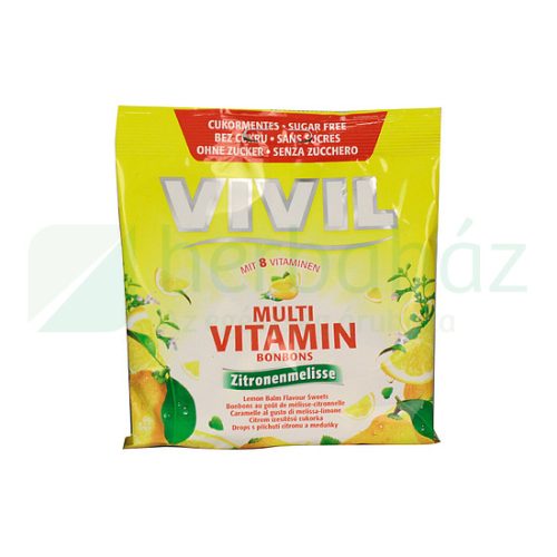 Vivil cukormentes multivitaminos frissítő citromos cukor 60 g