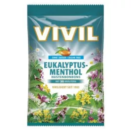 Vivil cukormentes mentolos eukaliptuszos torokcukor 60g - bio és új hullámos étkezés