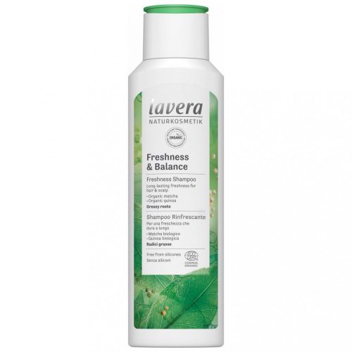 Lavera H sampon Freshness and Balance zsíros hajra VEGÁN 250ml 