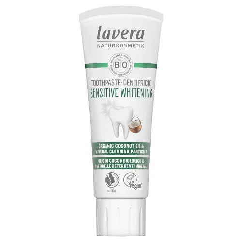 Lavera basis sensitive bio fogkrém whitening bambusz-fluorid 75 ml