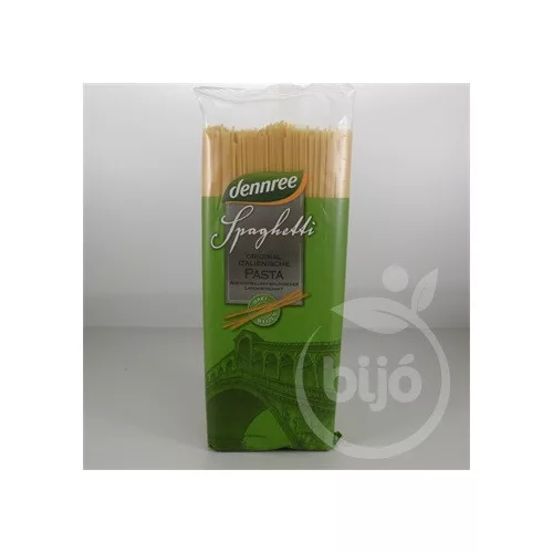 Dennree bio tészta spagetti 1000 g - bio és új hullámos étkezés