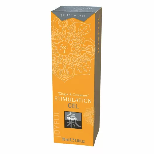 Hot shiatsu - stimuláló krém nőknek - gyömbér és fahéj (30ml) - bio és natúr intim együttléthez