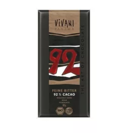 Vivani bio étcsokoládé 92% kakaóval kókuszcukorral 80 g - bio és új hullámos étkezés