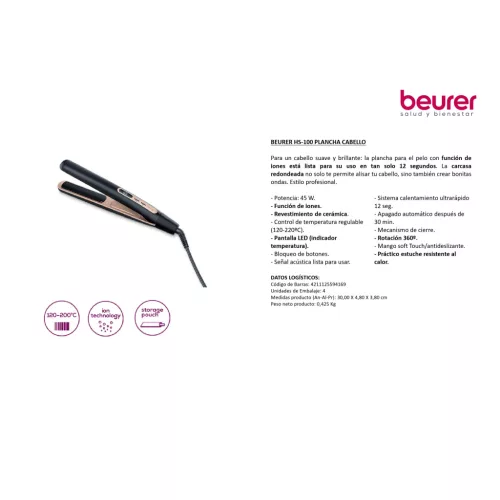 Beurer HS 100 Hajvasaló