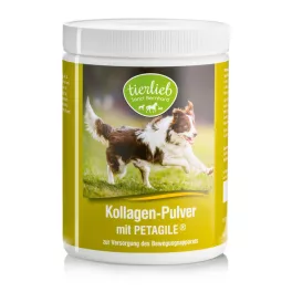 Tierlieb kollagén por petagile-l kutyáknak, macskáknak 400g - bio és vegán étrendkiegészítők