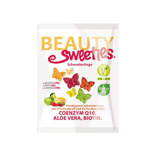 Beauty Sweeties gluténmentes vegán gumicukor pillangók 125 g