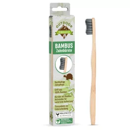 Outdoor Freakz bambusz fogkefe aktív szenes sörtével 1 db