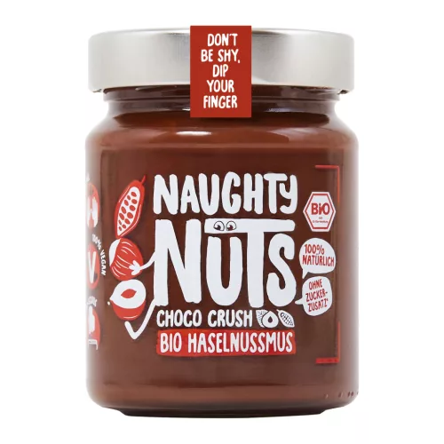 Naughty nuts bio choco crush törökmogyorókrém 250g