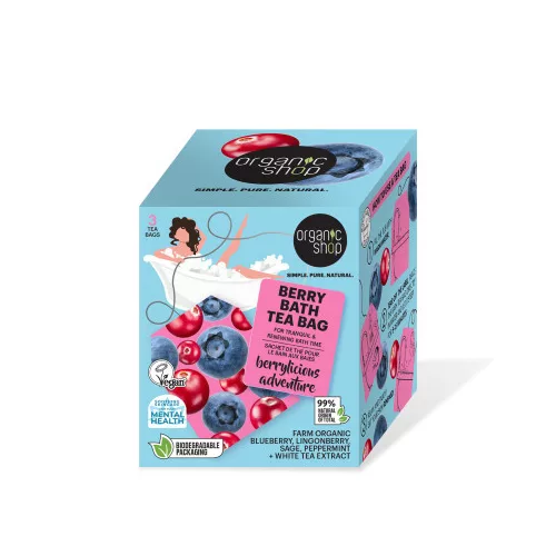 Organic shop fürdőfilter bogyós gyümölcsökkel 3db