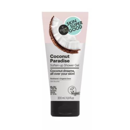 Skin Super Good “coconut paradise” puhító tusfürdő gél 200 ml