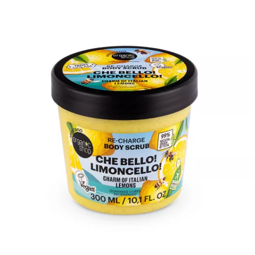 Organic Shop “Che Bello! Limoncello!" Energetizáló testradír olasz citrommal