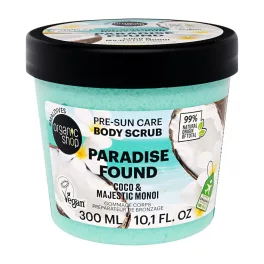   Organic Shop “Paradise found!“ Bőrápoló testradír kókusszal és monoival