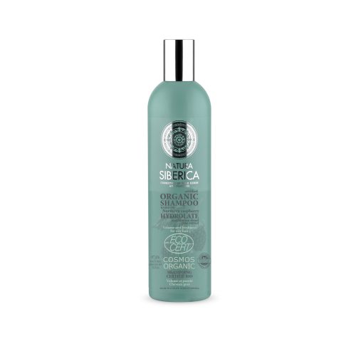 Natura siberica virágvíz alapú volumen bio sampon zsíros haj 400 ml