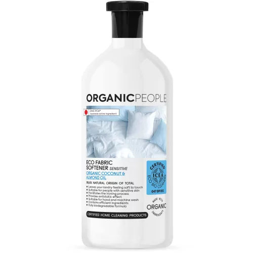 Organic People öko szenzitív öblítő bio kókusszal és mandulaolajjal 1000 ml - bio és natúr tisztítószerek