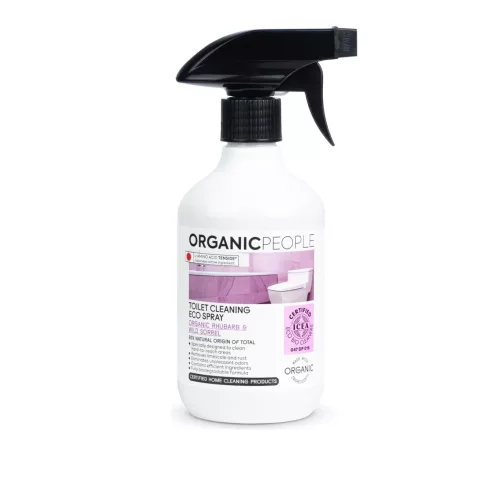Organic People öko wc tisztító spray bio rebarbarával és vadsóskával 500 ml - bio és natúr tisztítószerek