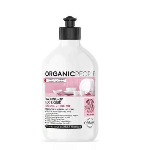 Organic people bio mosogatószer citruskeverék500ml - bio és natúr tisztítószerek