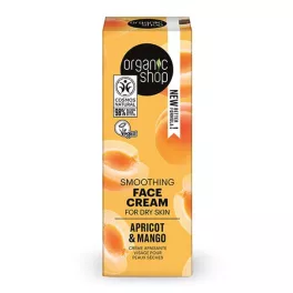 Organic shop kisimító arckrém sárgabarackkal és mangóval - bio és natúr kozmetikumok