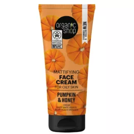 Organic shop mattító arckrém tökmagolajjal és mézzel - bio és natúr kozmetikumok