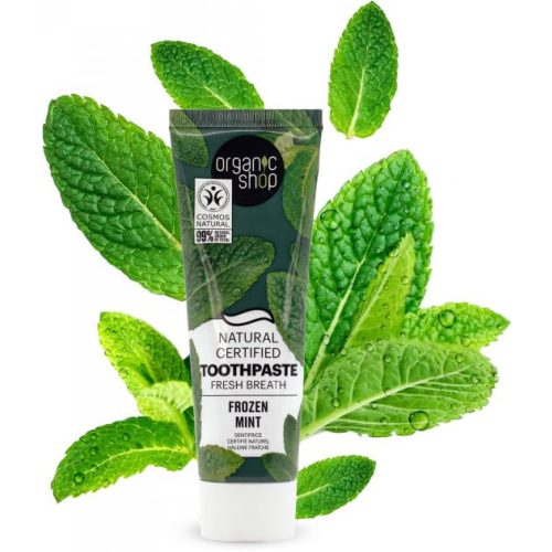 Organic Shop  “Frozen mint” Minősített fogkrém mentával  100g