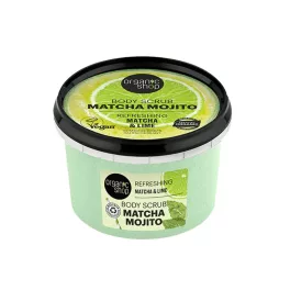   Organic Shop bio cukros testradír frissítő matcha-val és lime-mal 250 ml