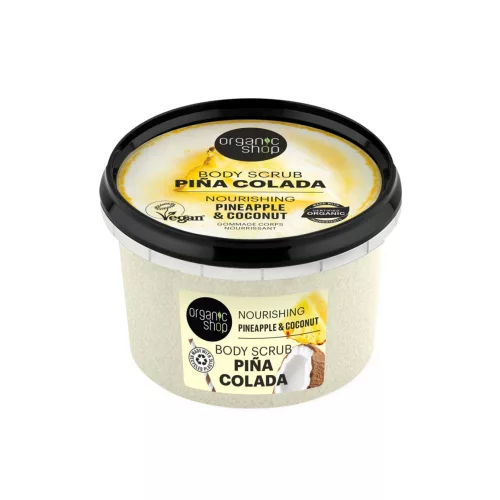 Organic Shop bio cukros testradír tápláló ananásszal és kókusszal 250 ml