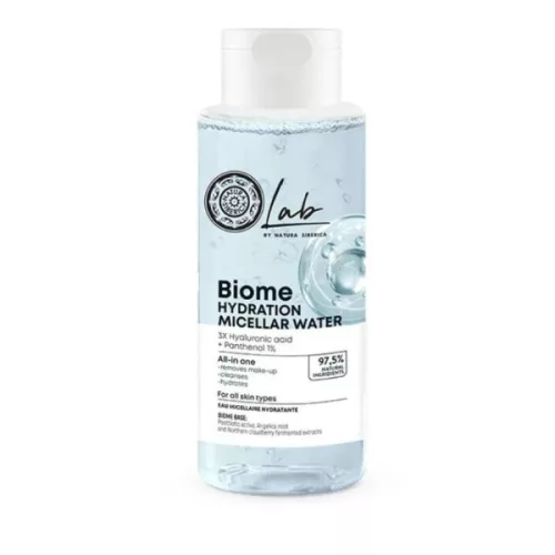 Natura siberica lab biome hidratáló micellás víz hialuronsav + b5 panthenol