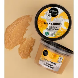 Organic shop golden testradír tejjel&mézzel 250ml