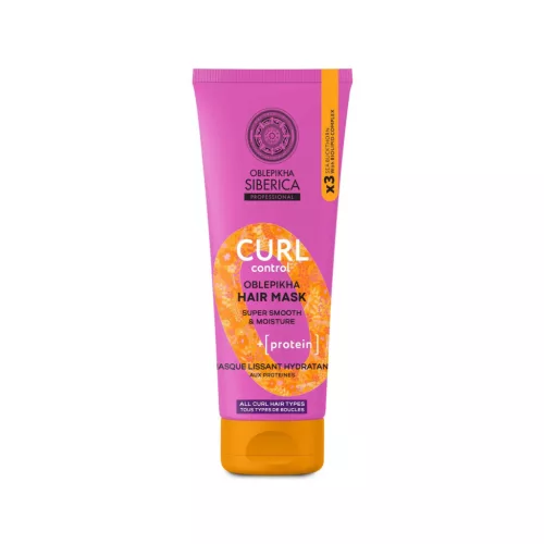 Oblepikha s. homoktövishajmaszk göndör hajra 200ml