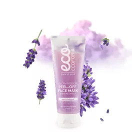Ecoforia peel-off arcmaszk levendulával 75ml - bio és natúr kozmetikumok