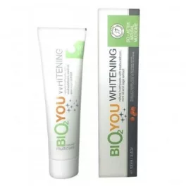 Bio2you natúr fehérítő fogkrém homoktövissel,zsályával,mentaolajjal 100 ml - bio és natúr kozmetikumok