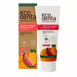 Ecodenta bio minősített gyümölcsös gyermekfogkrém 75 ml - bio és natúr kozmetikumok