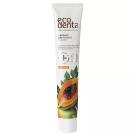 Ecodenta bio fehérítő fogkrém papajával 75 ml - bio és natúr kozmetikumok