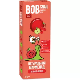 Bob Snail gyümölcszselé alma-meggy 27 g
