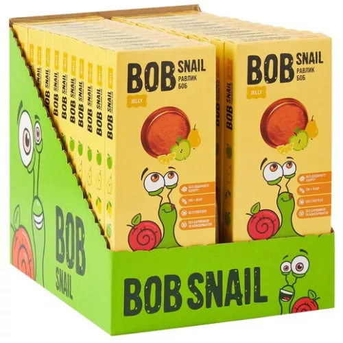 Bob Snail gyümölcszselé alma-körte-citrom 27 g
