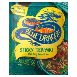 Blue Dragon teriyaki wok szósz 120 g - bio és új hullámos étkezés