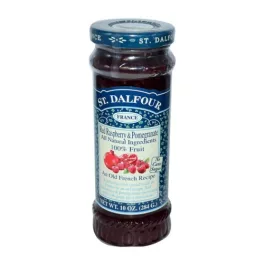 St.Dalfour lekvár málna és gránátalma 284 g - bio és új hullámos étkezés