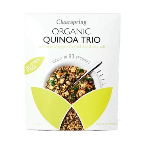 Clearspring bio tricolorquinoa olívaolaj&sóval250g