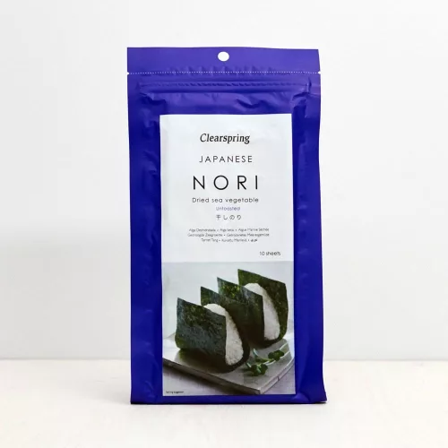 Clearspring japán pörköletlen nori 10 lap 25g