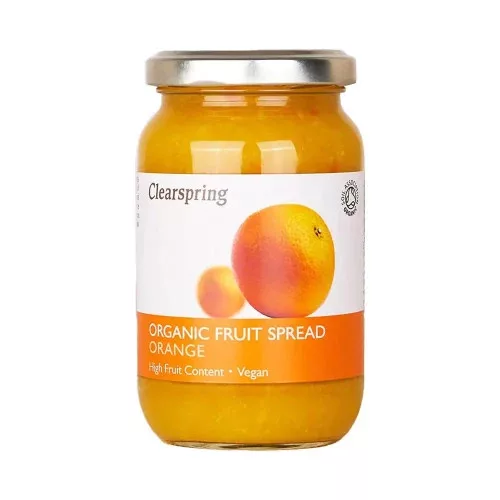 Clearspring bio gyümölcslekvár narancs 280g