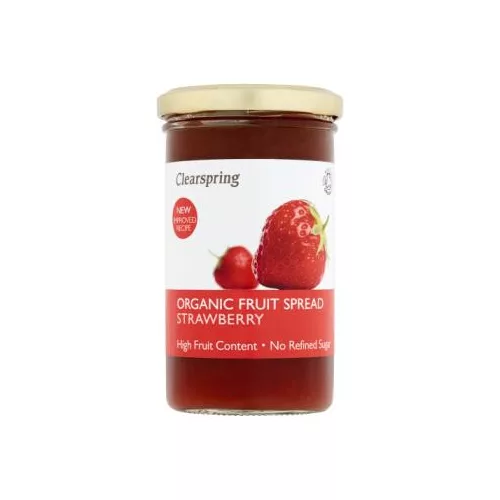 Clearspring bio gyümölcslekvár eper 280g