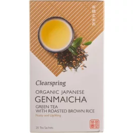 Clearspring bio japán genmaicha tea 20db