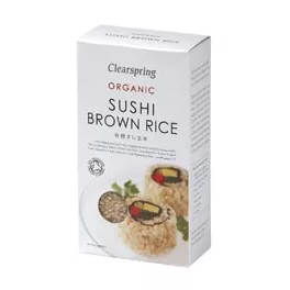Clearspring bio sushi barna rizs 500g