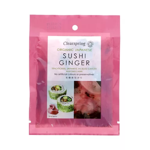 Clearspring bio japán sushi gyömbér savanyúság 50g